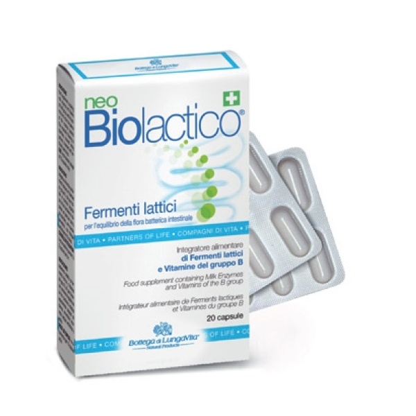 Probiotici Flora Intestinale 20 Capsule - Bottega di LungaVIta